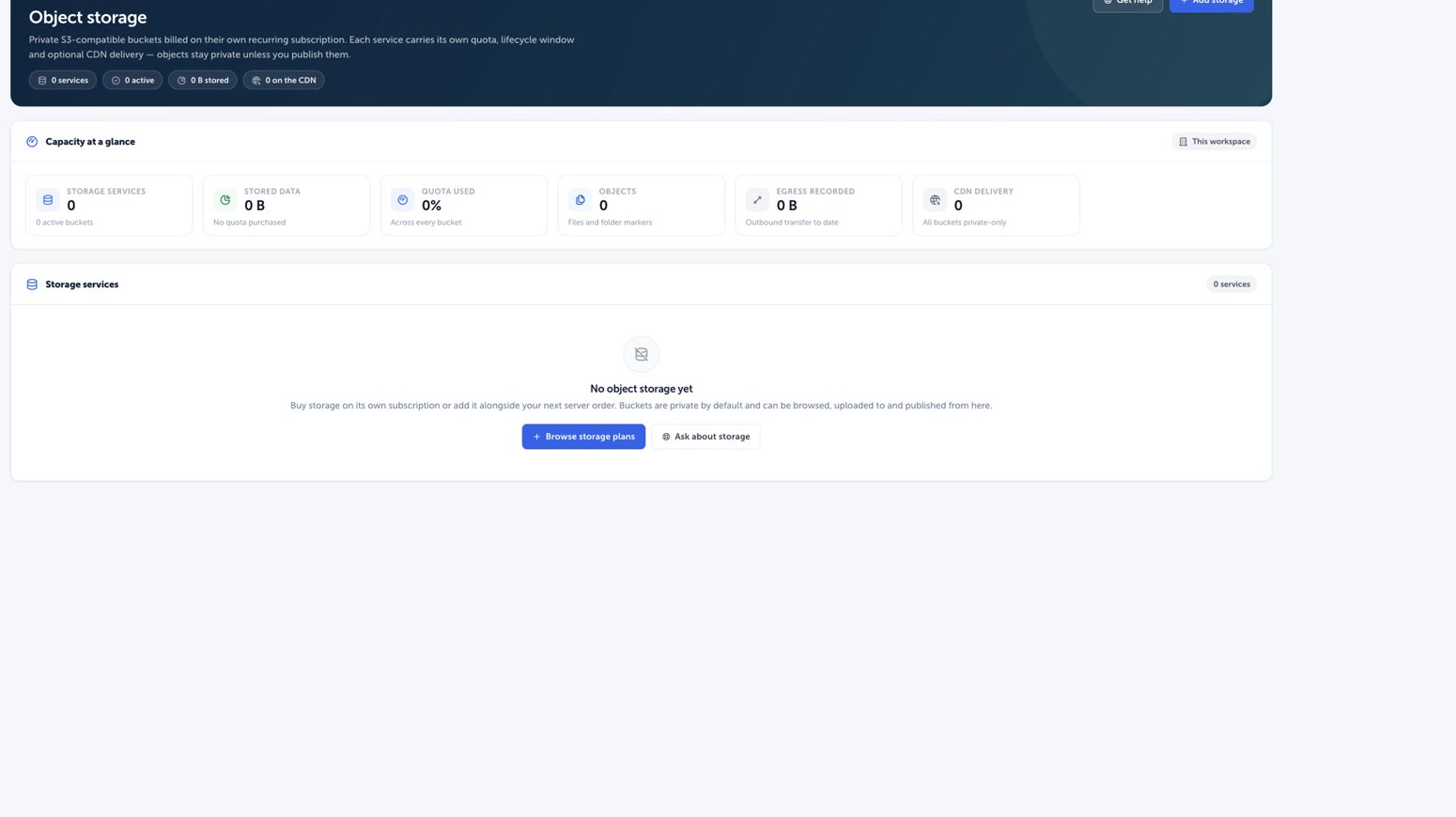 Orun object storage workspace